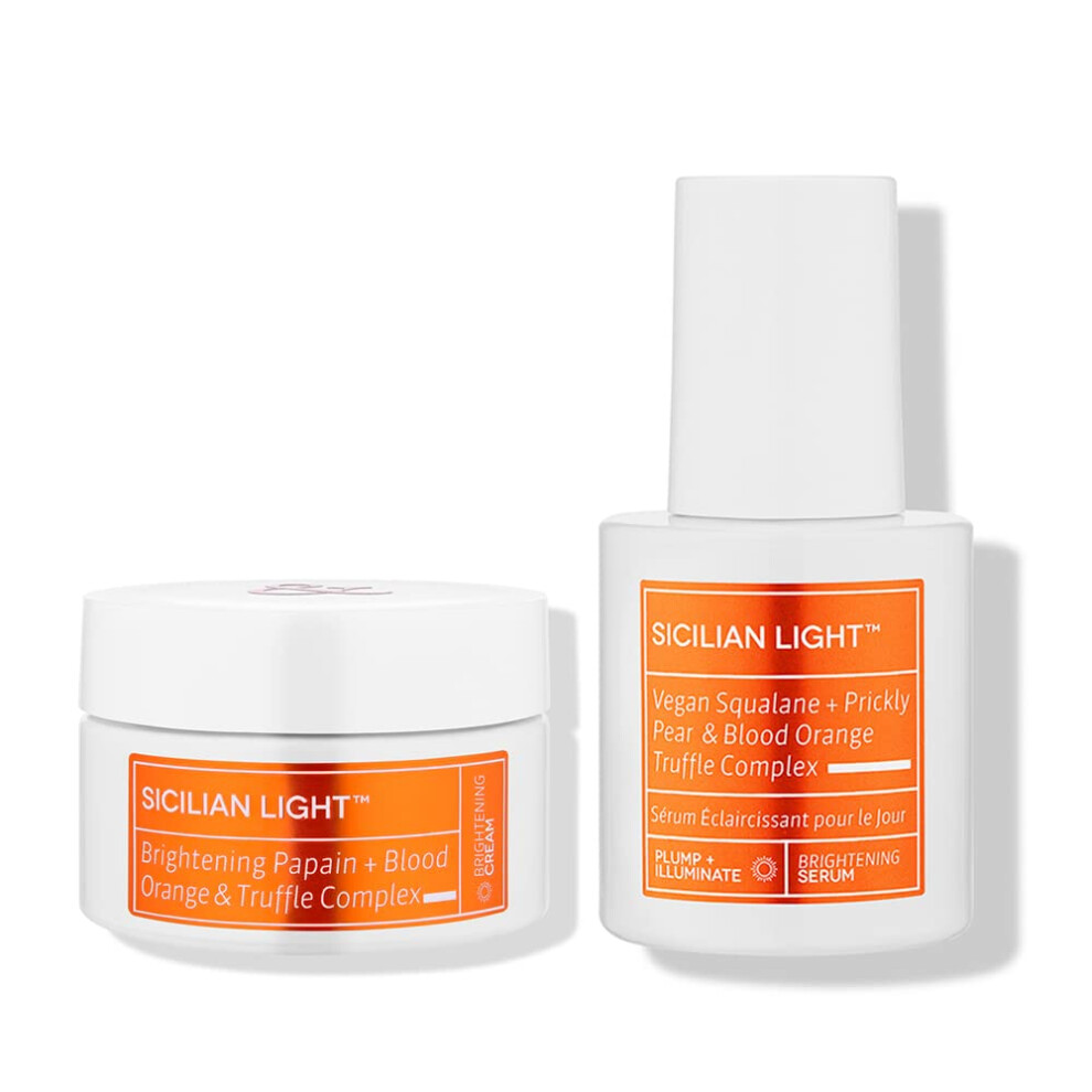 Skin&Co Roma The Sicilian Light Day Dreamer With Retinoid, Vitamin C And Truffle Complex Serum And Cream Duo