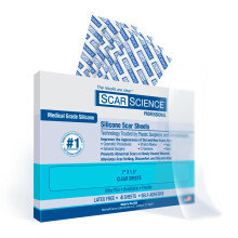 Scarscience Medische Silicone Littekens Pleisters - Groot 7" Waterdicht, Herbruikbare Silicone Strips