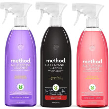 Method Cleaner Sprays - Multi-Surface Cleaners variety Pack - Stone Shower And multi Purpose Cleaners 28 Ounce (3 Pack)