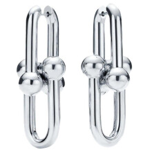 (Style 2,Silver)Elegant Horseshoe Earrings Jewelry  Versatile Horseshoe Shape Earrings Ear Accessory Enhances Your Fashion Statement