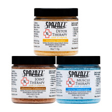 Spa e vasca idromassaggio rx terapia muscolare disintossicazione fascio articolare 3 pacchetto set regalo - collezione di cristalli di sale del mare