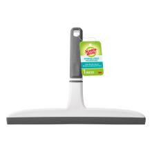 Scotch-Brite Allzweck-Rakel mit streifenfreier 10-Zoll-Doppelklinge, sicher auf Spiegeln, Glas, Duschtren, Fenstern, Waschbecken und mehr