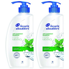 Head & Shoulders Anti-Schuppen-Shampoo, 2er-Pack, khler Menthol-Duft, erfrischt und reinigt die Kopfhaut, tgliche Anwendung, fr alle Haartypen, 22