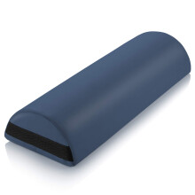 Almofada de travesseiro de mesa de massagem meia redonda Saloniture Jumbo - 26 x 9 x 4,5 polegadas - Azul
