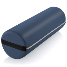 Saloniture Jumbo Rundes Massagekissen - 26 x 9 Zoll - Blau