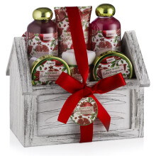 Geburtstagsgeschenke von Son Home Spa-Geschenkkorb, 8-teiliges Bade- und Krperset fr Frauen und Mnner, exotischer Granatapfelduft, Duschgel, Schau