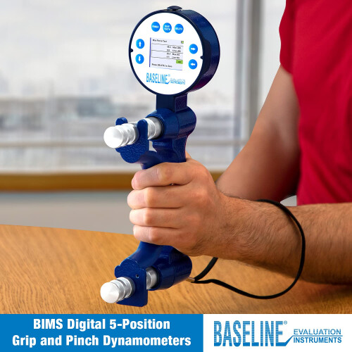 Baseline BIMS Digitales 5-Positionen-Handdynamometer zur Prόfung und Bewertung der Griffstδrke 1