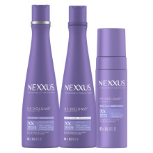 Nexxus HY-VOLUME Weightless Lift Shampoo Conditioner & Foam 3 Pack PROTEIN FUSION s kolagenovm proteinem a kyselinou hyaluronovou pro ploch a zplih