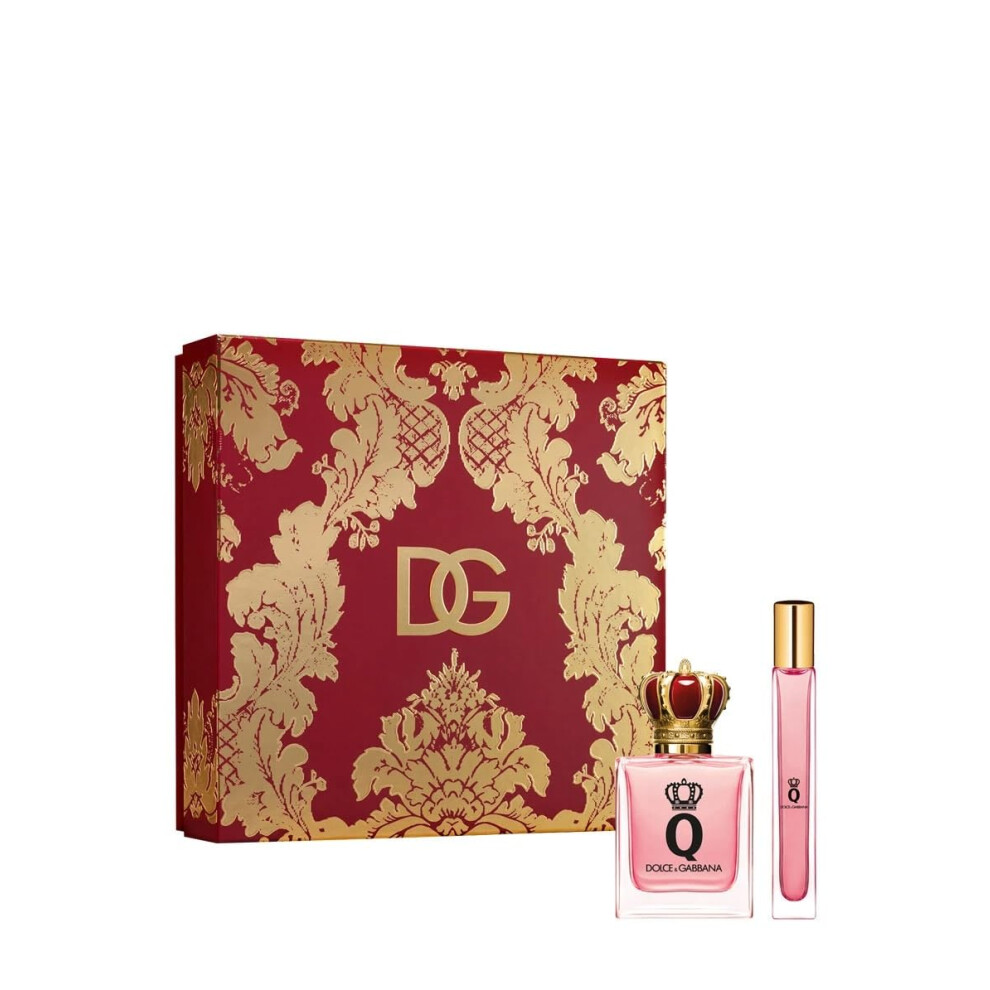 Dolce & Gabbana Q for Women Set Eau De Parfum 50 ml / 1.7 fl.oz  and Travel Spray 10 ml / .33 fl.oz