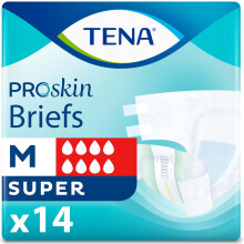 Tena proskin unisex incontinenza pannolini per adulti medium assorbenza massima 14 ct