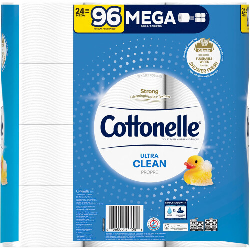 Cottonelle Ultra Clean toalettpapper 1