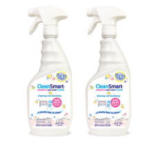 CleanSmart Srodek do czyszczenia zlobkw i krzesel do karmienia butelka 23 uncji (zestaw 2 szt.) Podchlorek Naturalnie zabija 99,9% wirusw, taki
