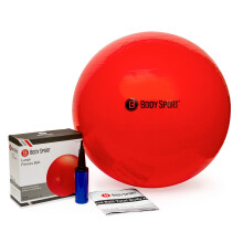 Body Sport 75cm Träningsboll med Pump, Gymutrustning för Hem eller Kontor
