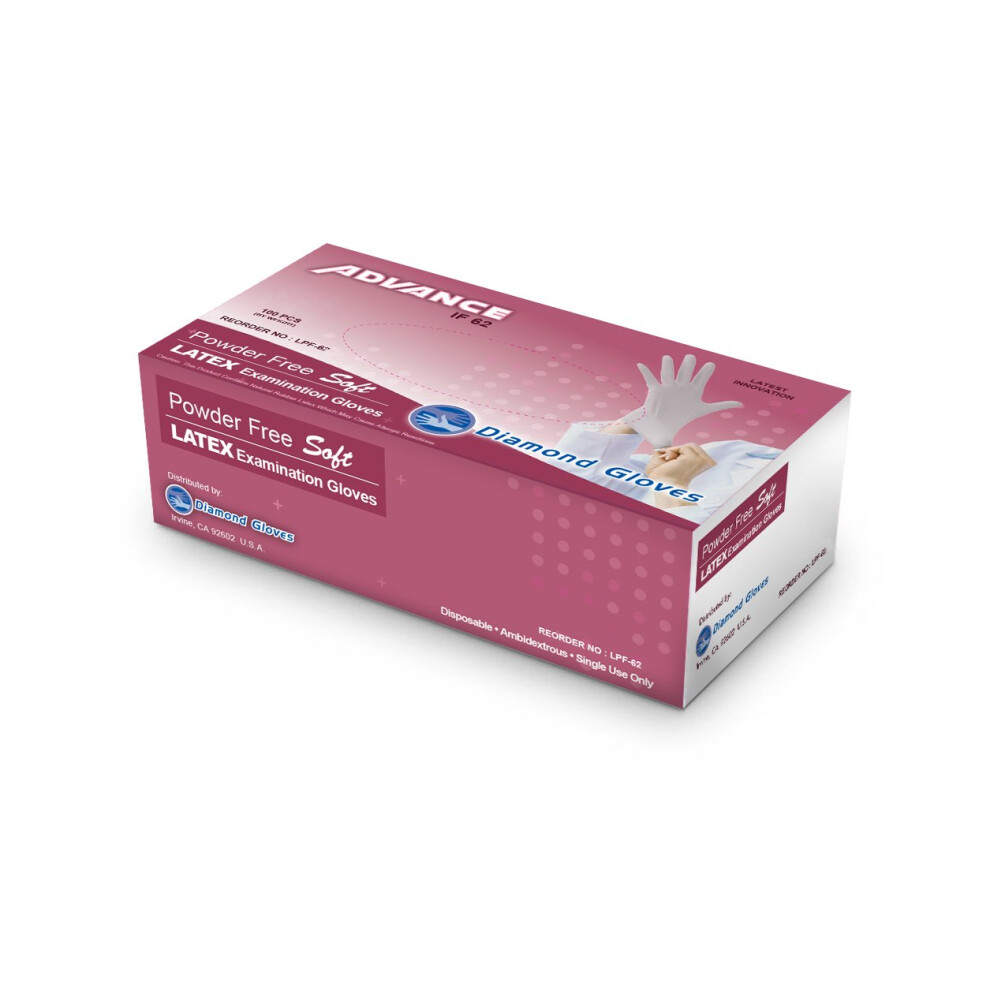 Latex-Untersuchungshandschuhe Ohne Puder (Medizinisch) Naturwei 6,2 G 6 Mil Ce Fda Karton Mit 10 Kartons 100/Karton (Maximaler Schutz) Klein-image