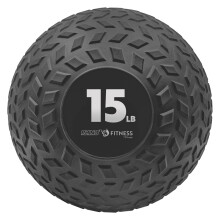 Champion Sports Rhino Fitness Slam Ball, 15 Pfund, Schwarz