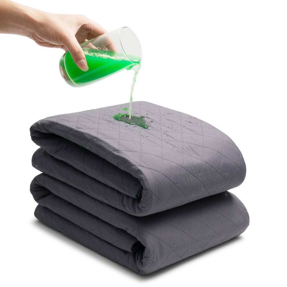 Brosive Hide Stains Bed Wetting Pads 36X72 Inch (2Pack) Bed Pads For Incontinence Washable Extra Large Blankets Waterproof And Stain Proof Washab