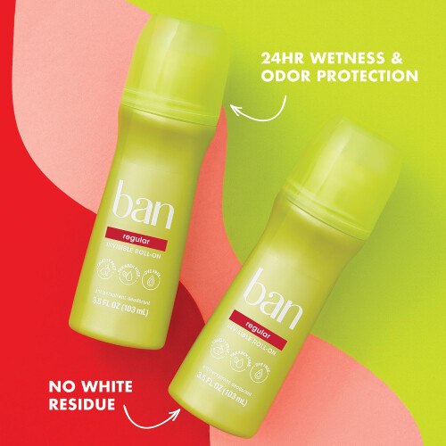 Ban Roll-On Regular Deodorant 3,5 Unzen (4er Pack) 1