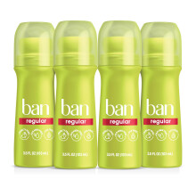 Ban Roll-On Regular Deodorant 3,5 Unzen (4er Pack)
