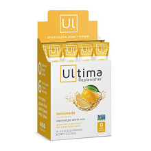 Ultima Replenisher New Formula Lemonade (20 count Stickpacks) Net WT 25 OZ