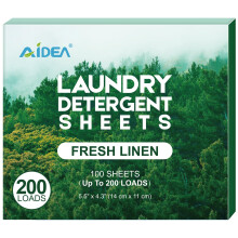 Feuille de lave-linge de linge aidea Dtergent de lave-linge sans cruche en plastique feuille de savon linge pour les voyages la maison lavag