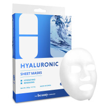 Het Beauty Standard Hyaluronic Sheet Face Mask - Huidverstevigend en anti-aging Hydrateert en maakt de huid voller Ultra Hydraterend Sheet Mask -