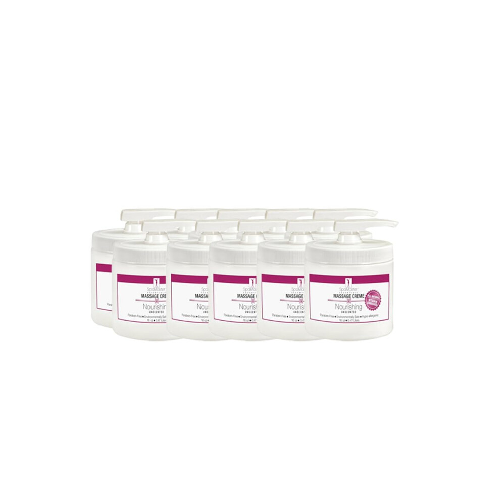 Master Massage Spamaster Unscented 16 Oz Massage Cream X10