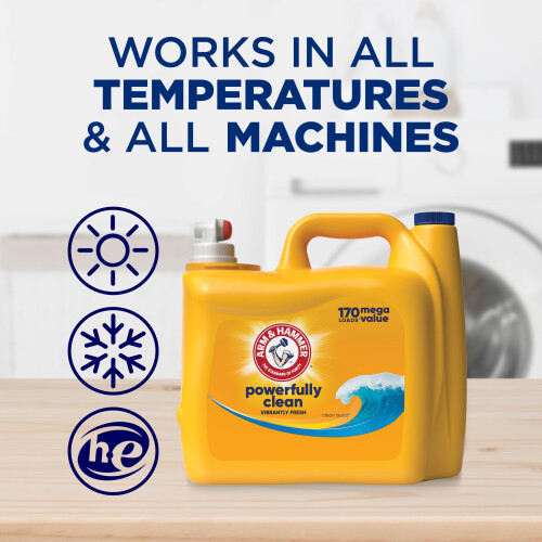 Arm & Hammer Clean Burst 200 ls flydende vaskemiddel 200 fl oz 1