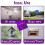 Kit de banheiro pessoal para viagem - pacote com 10 (roxo) 3