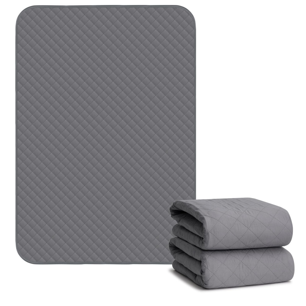 Brosive Hide Stains Washable Bed Pads 45X56 Inch(2Pack) Bed Pads For Incontinence Washable Extra Large Waterproof Pads For Beds Mattress Adults S