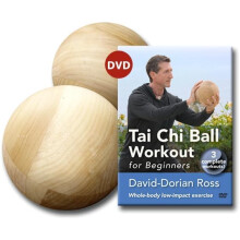 Bundle: Tai Chi Ball for Beginners with David-Dorian Ross (YMAA) Tai Chi DVD and Two Starter Balls (1.5 lbs) 4 inches Each (Set of Two) Martial Arts