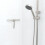 Better Living Products 17620 Deluxe XL rodo de chuveiro lmina de silicone de 12 polegadas nquel escovado 5