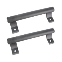 2Piece 8' Aluminium Sliding Door Handle, Modern Metal Handle for Balcony Glass Doors, Bathroom Sliding Doors, etc.