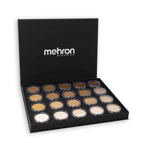 Tavolozza di basi di base per la crema e body makeup 20 makeup makeup mehron. 1