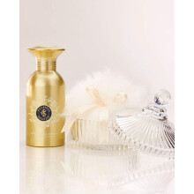 Shelley Kyle McClendon, talkfreies K   rper- und Leinenpuder-Geschenkset mit gro   em Quasten und Kristallschale, 326 g