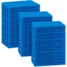 Jetec Tampons de Nettoyage Éponge Non Rayante pour Cuisine (Bleu, 40 Pièces)
