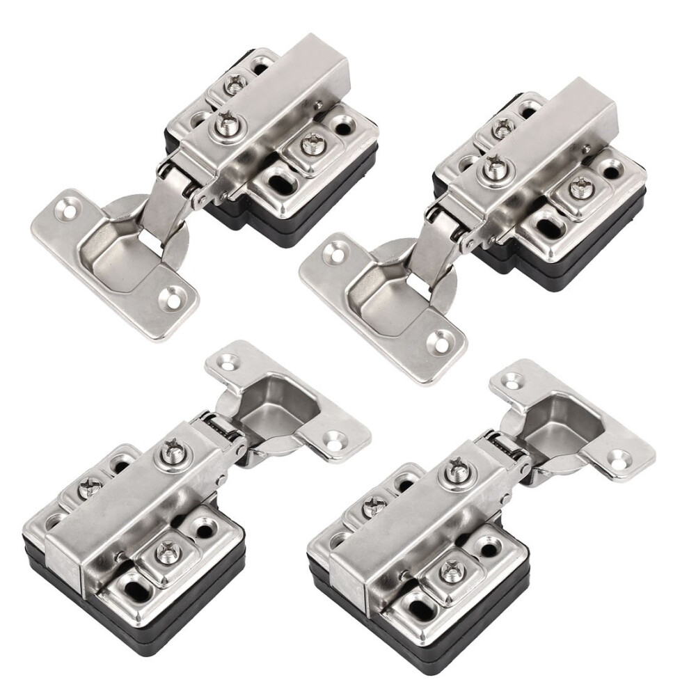 Iivverr 110Mm Length Concealed Self Close Inset Cabinet Door Hinges 4Pcs 820064771735