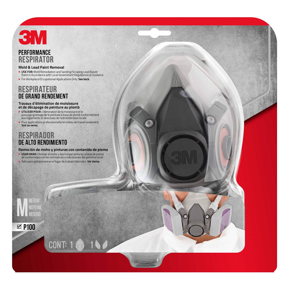 3m 62093ha1-c Demolition And Renovation Respirator Assorted Color