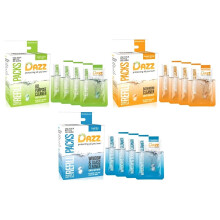 Dazz Whole House Starter Kit (3 Reusable Spray Bottles 6 Refills) Natural All Purpose Cleaner Glass and Window Cleaner and Bathroom Cleaner -