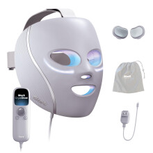 Shark CryoGlow LED Face Mask (FSA/HSA Eligible*) with Under-Eye Cooling Anti-Ageing & Blemish Repair Red & Blue LED Infrared Light Therapy US