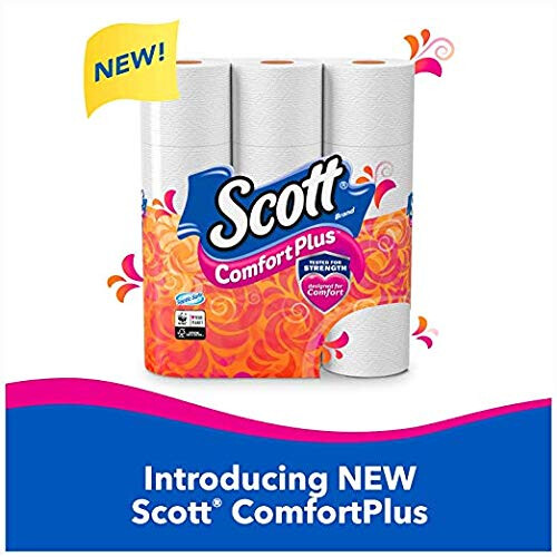 Scott Comfortplus Toiletpapier 12 Double Rolls Bath Tissue (2 Pack) 2