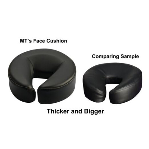 Master Massage Universal Face Cushionface Pude til Bordsort 1 count Sort 2