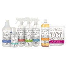 Branch Basics Premium Starter Kit: Nat   rliches Allzweck-Reinigungsspray, Glasreiniger, Badreiniger, Wasch- und Waschmittel, 3 Kunststoff-Spr   hfla