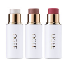 Ogee Face Stick Trio  Contour Stick Makeup Collection  zertifizierter Bio-Bronzer, Rouge-Stick und Highlighter-Stick fr einen makellosen Look