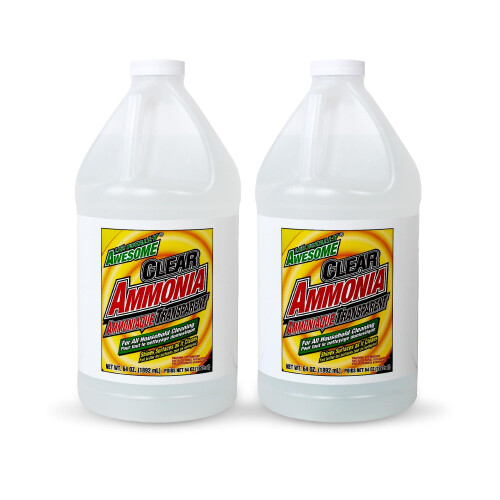 La's Totally Awesome Clear Ammonia  64 oz  Multipurpose  Multi-Surface Cleaning Solution (Pack of 2)