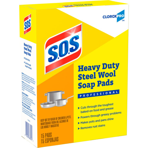 Sabonetes de l de ao CloroxPro S.O.S 15 ct. Pacote de 12 (pacote pode variar) 1