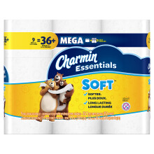 Charmin Essentials Soft Toiletpapier Mega Rollen, 9 stuks