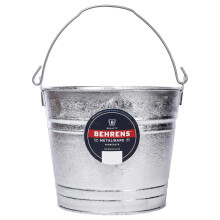 Behrens 1212 Mehrzweckeimer aus feuerverzinktem Stahl, 12 Quart