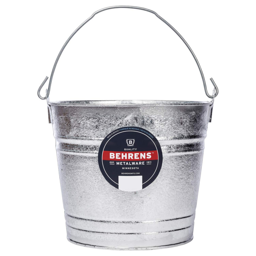 Behrens 1212 Hot-Dipped Galvanized Steel Utility Pail 12-Quart 085995000037