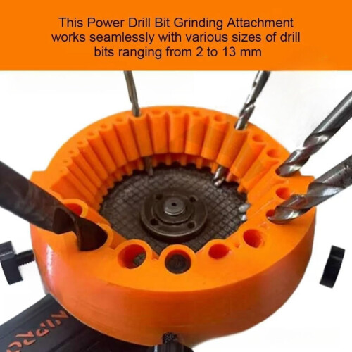 Drill Bit Sharpener for All Bits. Power Drill Bit Grinding Attachment, Old Bit Sharpener 2