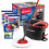 O-Cedar System Easy Wring Spin Mop & Bucket with 3 Extra Refills with Citrus Pac (Variety Pack) 1